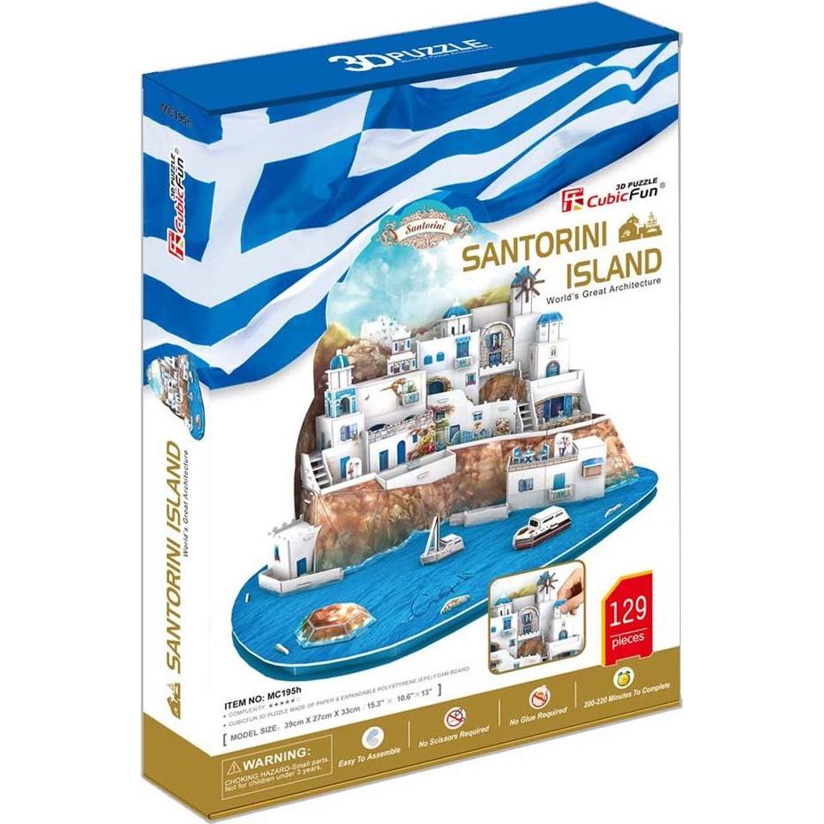 Cubicfun grossen Satz von 3D Santorini (129 Teile)