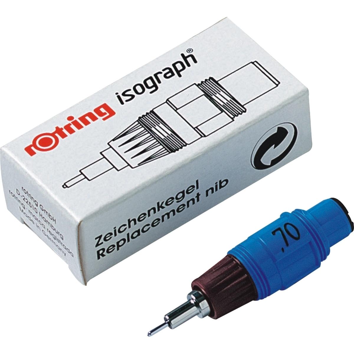 Rotring, Schreibstifte, Zeichenkegel zu Isograph (Weiss, 1 x)