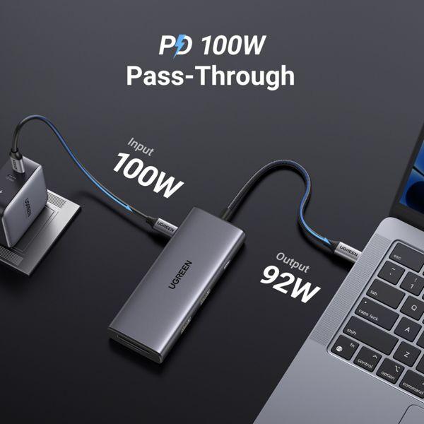 Actual product image Ugreen 7in1 (USB-C, 7 ports)