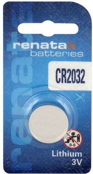 Produktbild Renata Lithium CR2032 (1 Stk., CR2032, 225 mAh)
