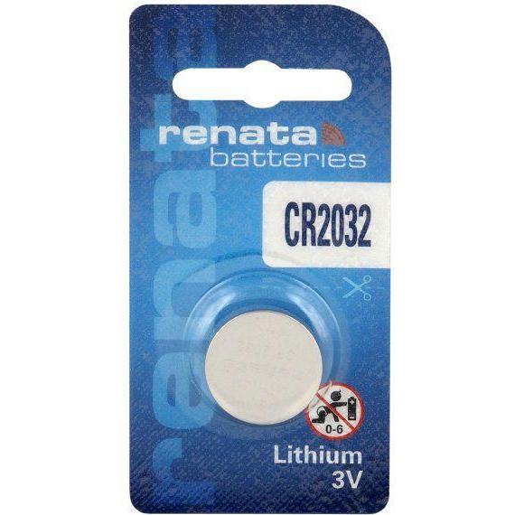 Renata Litio CR2032 (1 pz., CR2032, 225 mAh), Batterie + pile