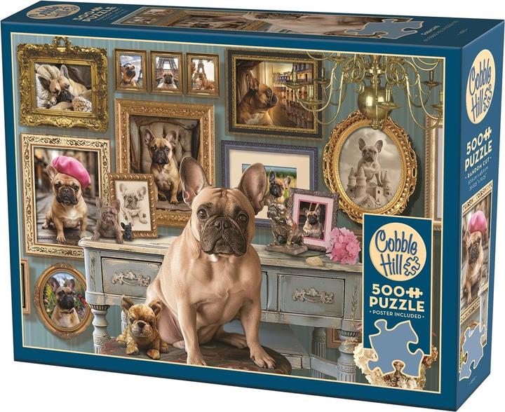 Produktbild Cobble Hill Französische Bulldogge 500 Teile (500 Teile)