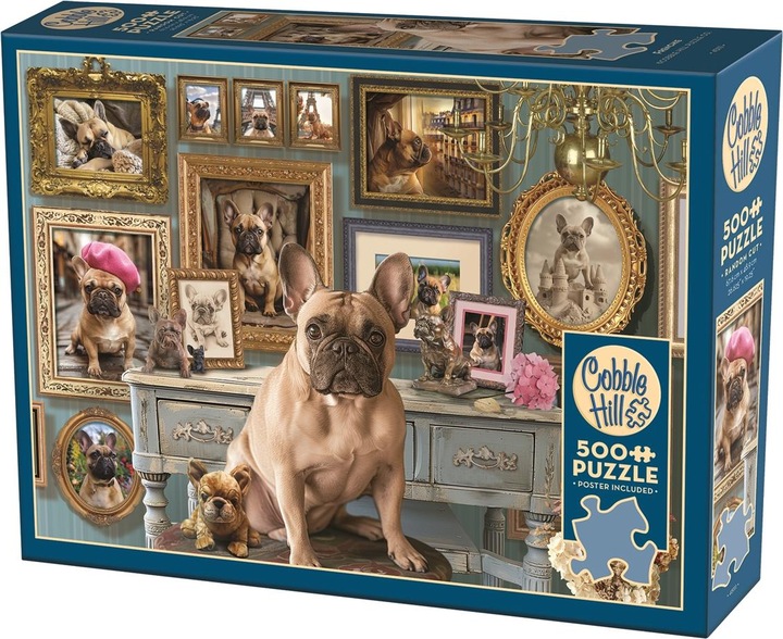 Produktbild Cobble Hill Französische Bulldogge 500 Teile (500 Teile)