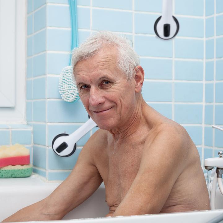 Actual product image Relaxdays 2x grab handle suction cup