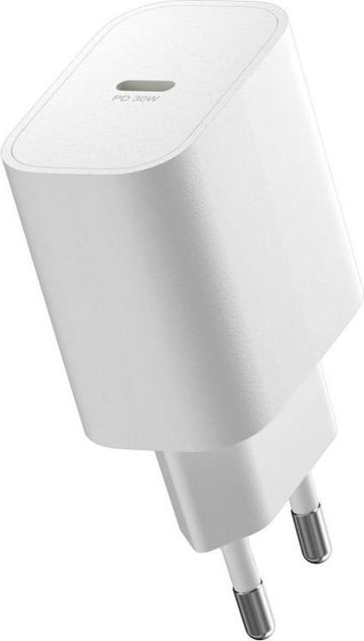 Actual product image Devia wall charger Smart PD GaN 30W 1x USB-C white (30 W, 1 portion)