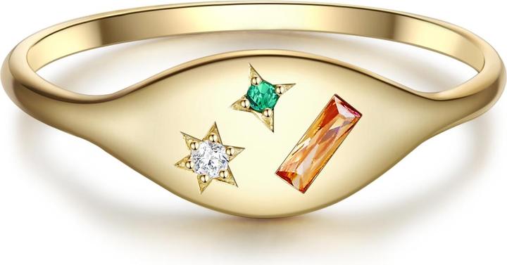 Immagine prodotto Glanzstücke München Donna Argento Cubic Zirconia Oro Giallo - 15770 (60, 925 Argento)