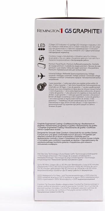 Image du produit Remington GRAPHITE SERIES G5 Rasoir pour hommes