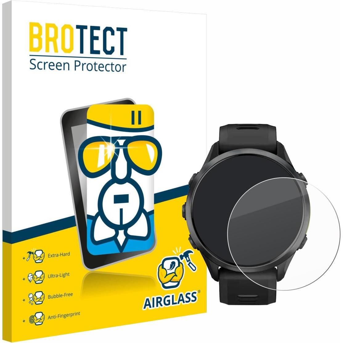 BROTECT AirGlass Vetro, Pellicola protettiva per smartwatch, Trasparente