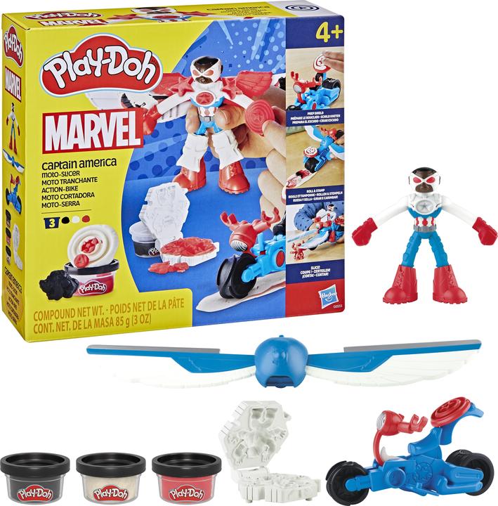 Produktbild Play-Doh PD Captain America Moto-Slicer