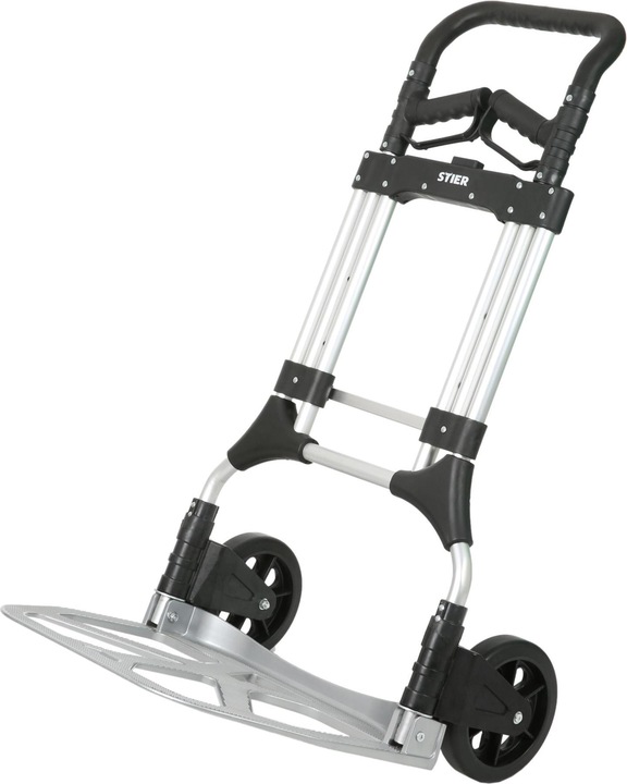 Stier Diable Premium en aluminium, pliable 200 kg (200 kg)
