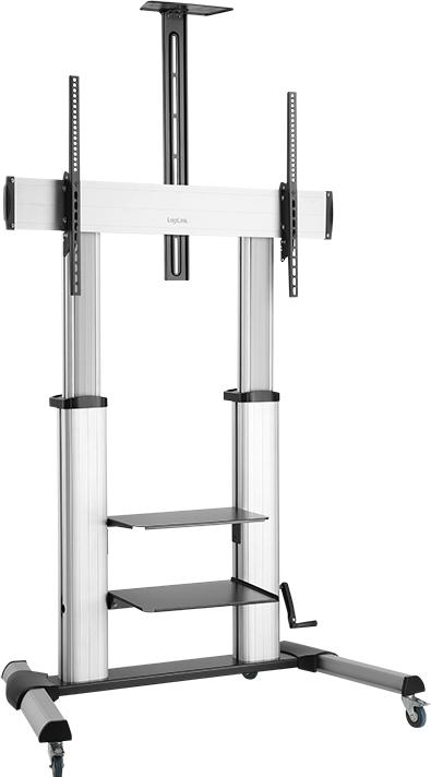 Immagine prodotto LogiLink Carrello per display/proiettore LCD - plastica, alluminio, acciaio - grigio, nero - (100 kg, 60" - 100")