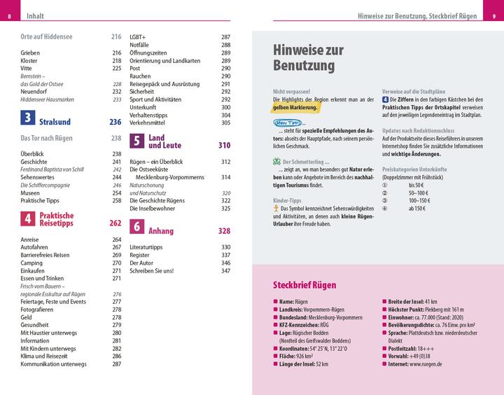 Produktbild Reiseführer Rügen, Hiddensee, Stralsund (Deutsch, Peter Höh, 2023)