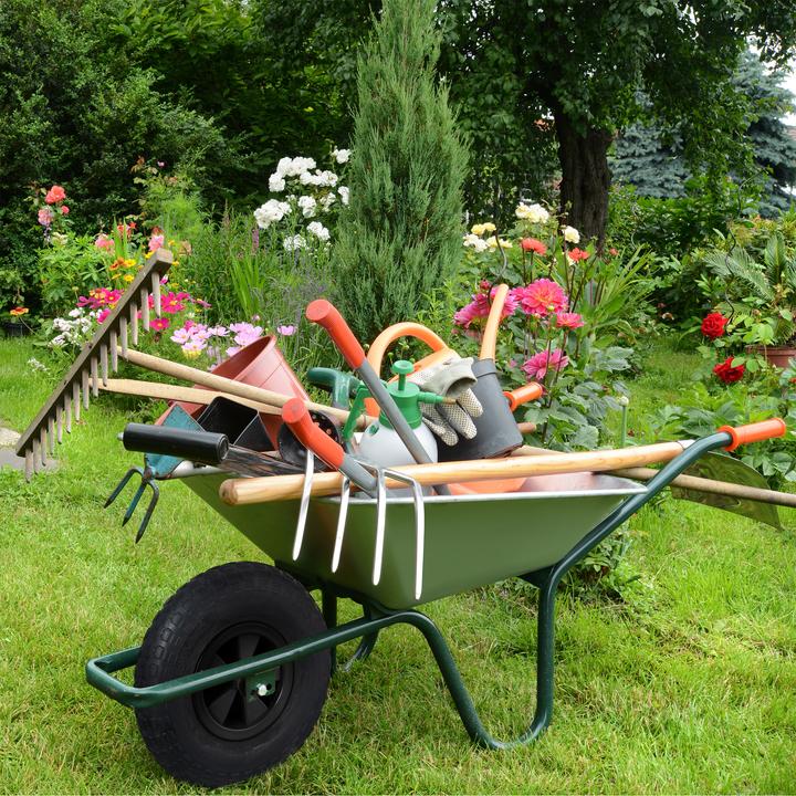 Actual product image Relaxdays wheelbarrow wheel