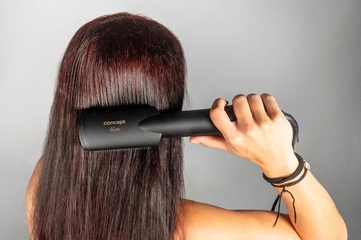 Produktbild Concept VH6040 Haarstyling-Gerät Heissluftbürste Dampf Schwarz Bronze 550 W 2 2 m