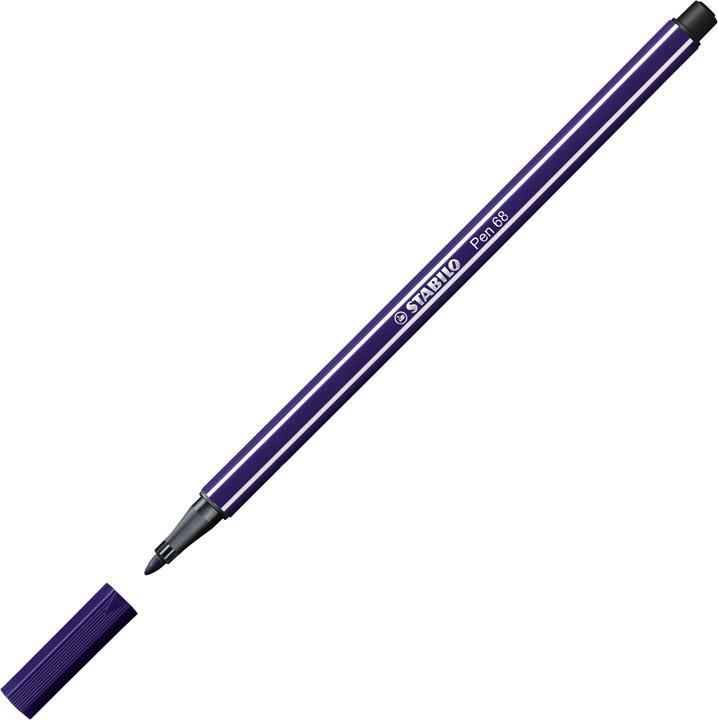 Productafbeelding STABILO Pen 68 Premium viltstift (Donkerblauw, 1 x)
