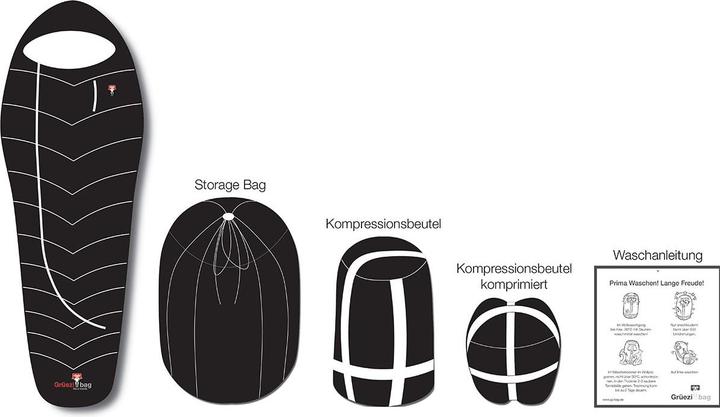 Productafbeelding Grüezi Bag Biopod DownWool Subzero 175 (200 cm)