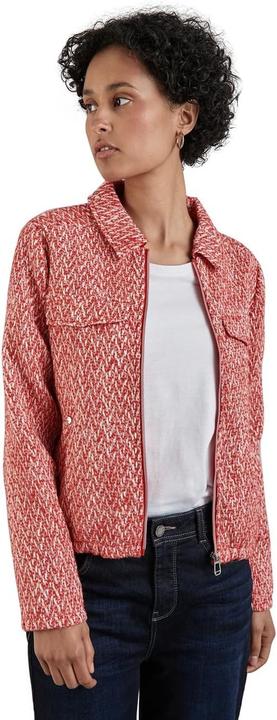 Productafbeelding Street One Kurze Bouclé-Jacke mit Hemdkragen, Brust- und Seitentaschen (40)