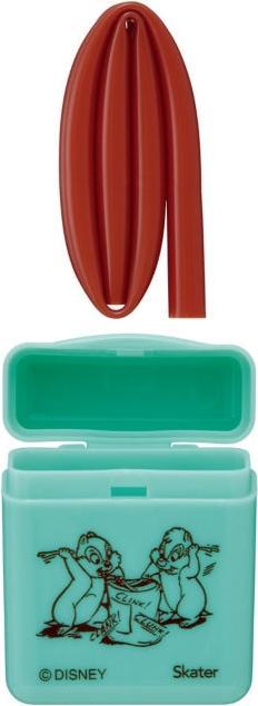 Actual product image Disney Chip & Dale silicone straw with case (21cm)