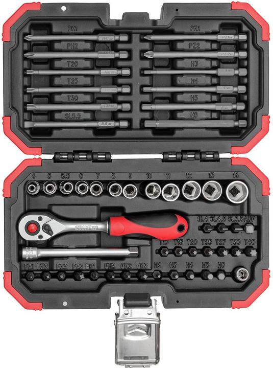 Actual product image Gedore Bit set 1/4 51 pcs BMC (14 mm, 10 mm, 12 mm, 13 mm, 5 mm, 7 mm, 11 mm, 4 mm, 8 mm, 9 mm, 6 mm)