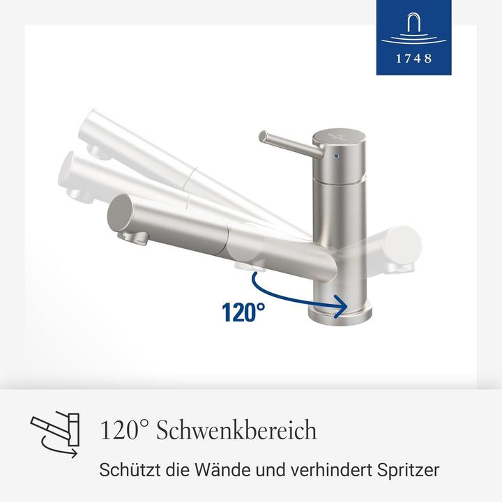 Produktbild Villeroy & Boch V&B EH-Spb. COMO SHOWER WINDOW Edelstahl