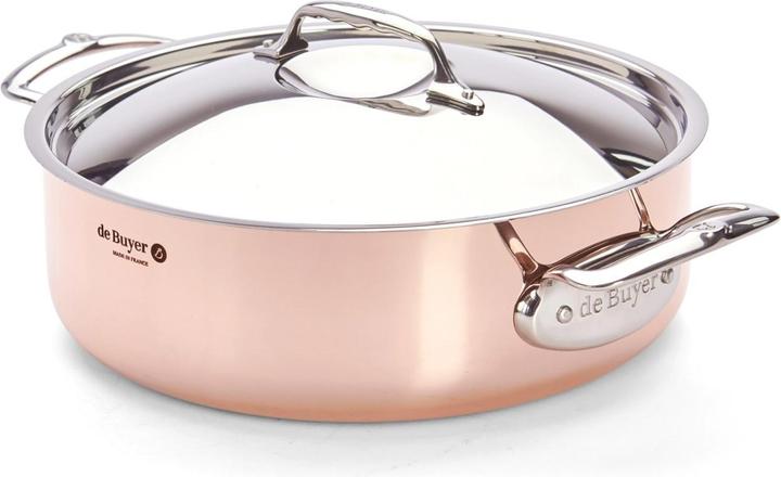 de Buyer Prima Matera (Bräter + Schmortopf, Edelstahl, Kupfer, 28 x 9.20 cm)
