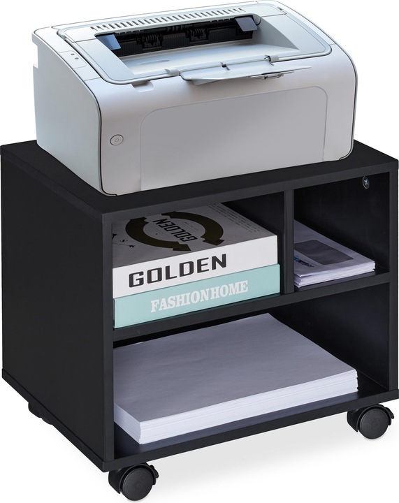 Immagine prodotto Relaxdays Carrello porta stampante (40 x 30 x 35,5 cm)