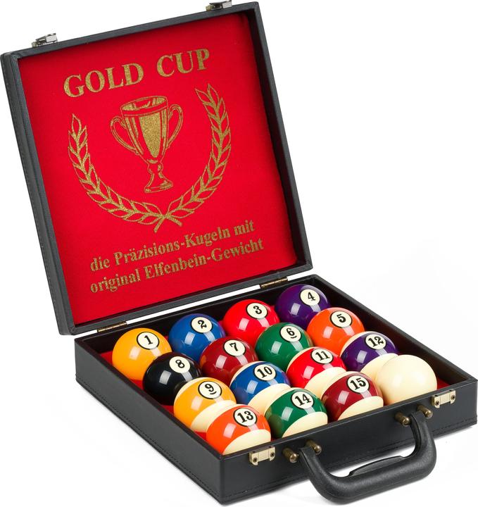 Stradivari Turnier-Billardkugeln Gold Cup