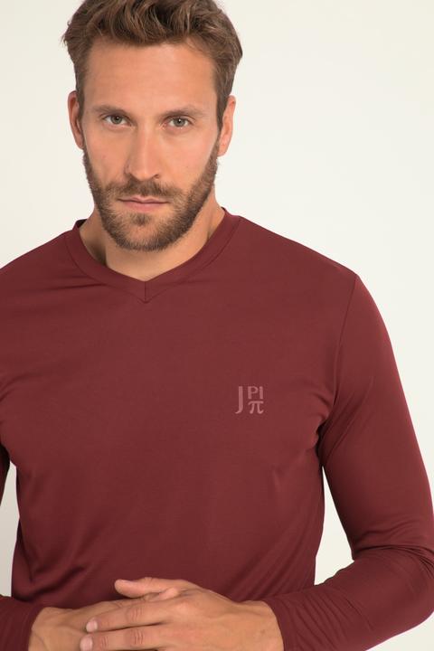 Actual product image Jay-Pi grosse Grössen Trekking-Shirt FLEXNAMIC®, Outdoor, Langarm dunkel kirschrot 4XL 817727349-4XL (4XL)