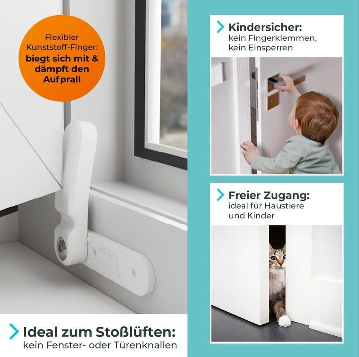 Actual product image Vlippy Door & window stoppers (2 Piece, 7 x 2 cm)
