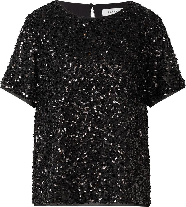 Immagine prodotto Comma Bluse Elegantes Shirt mit Allover-Pailletten (32)