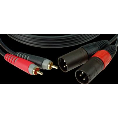 Klotz Kabel AT-CM0300 Cinch-XLRmale 3m (3 m, XLR), Audio Kabel