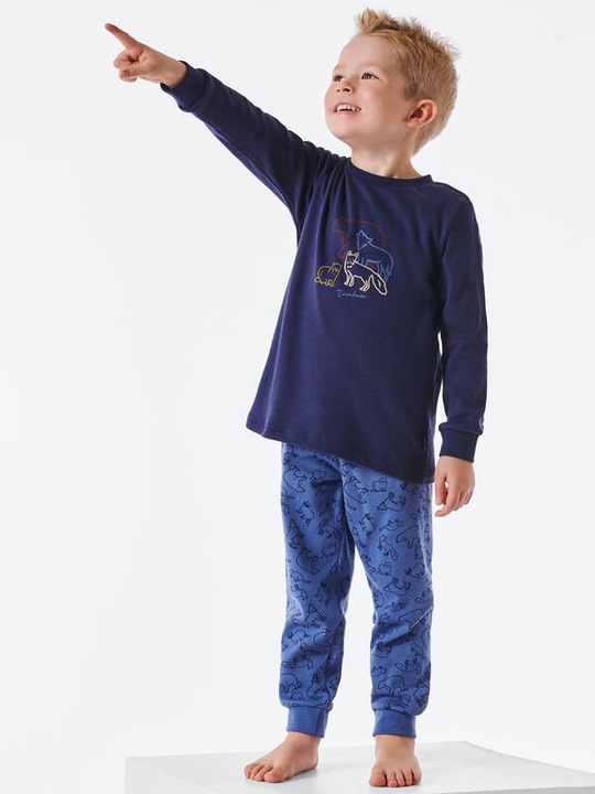 Produktbild Schiesser Boys Bündchen Pyjama (116)