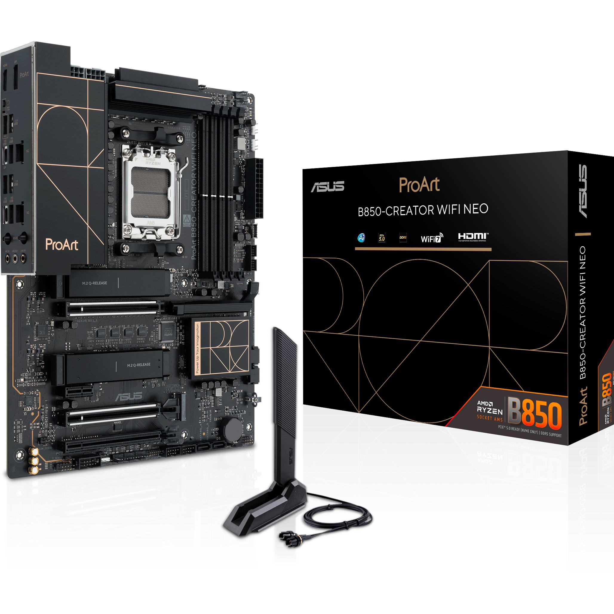 ASUS AM5 PROART B850-CREATOR WIFI NEO (AM5, AMD B850, ATX), Scheda madre