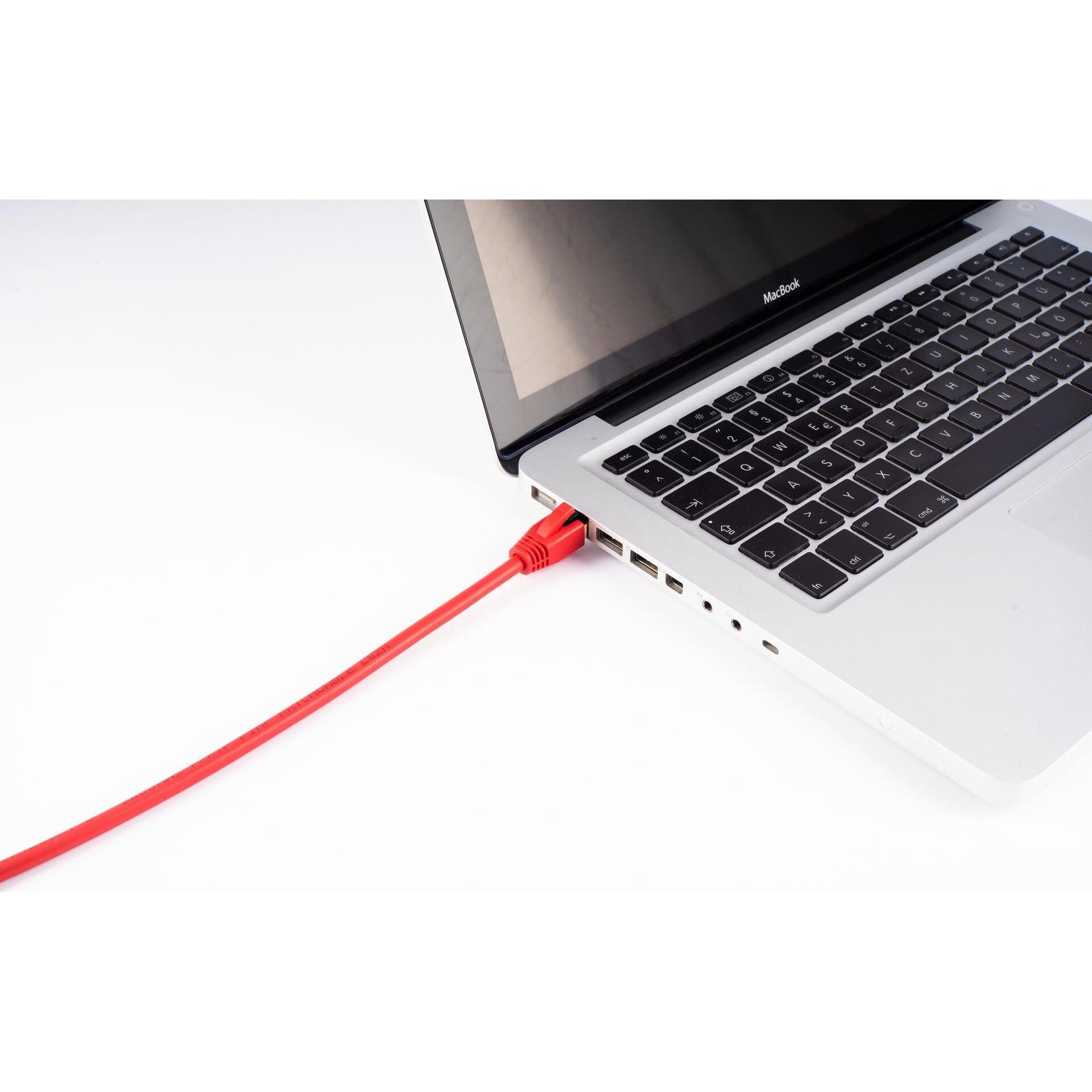 Thumbnail - Shiverpeaks -BASIC-S--Patchkabel cat. 8.1 F/FTP PIMF LSZH rot 1,0m (F/FTP, CAT8.1, 1 m), Netzwerkkabel