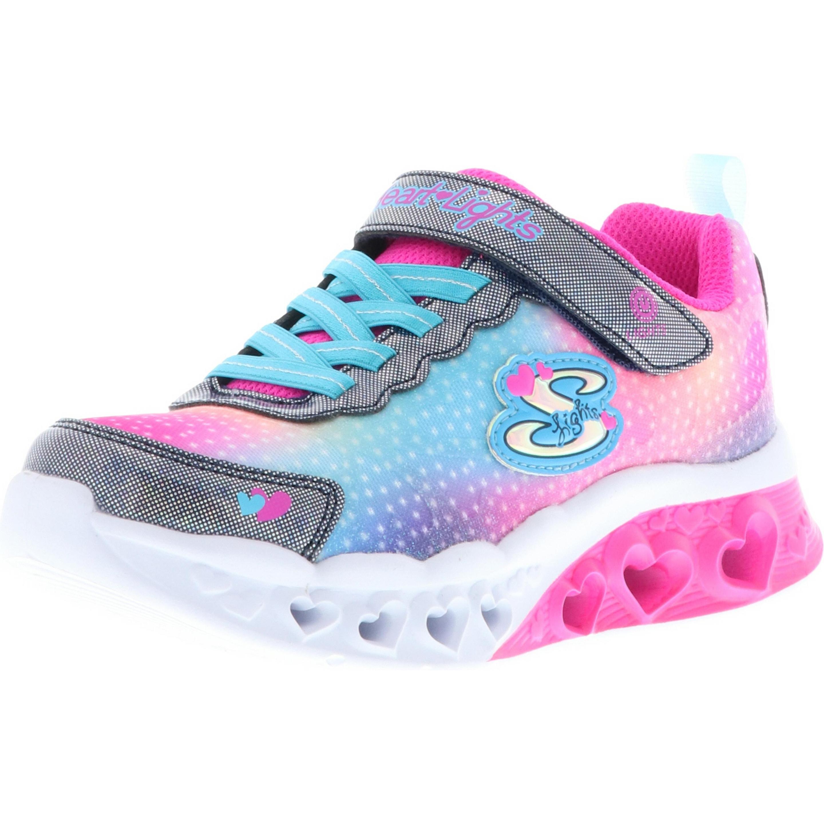 Skechers, Mädchen, Sneaker, Flutter Heart Lights - Simply Love, Mehrfarbig, (34)