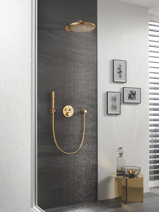 Actual product image Grohe Overhead shower set Rainshower Cosmopolitan 310 26066GN0 31 cm incl. shower arm 38 cm cool (1 Beam type, 8 l/min)