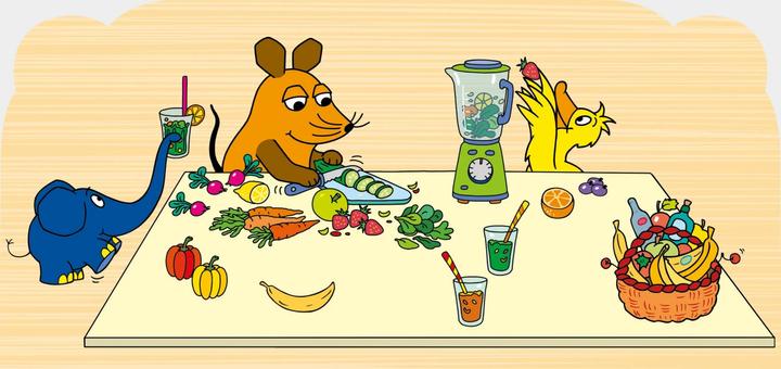 Produktbild Die Maus - Stickern Malen Gestalten