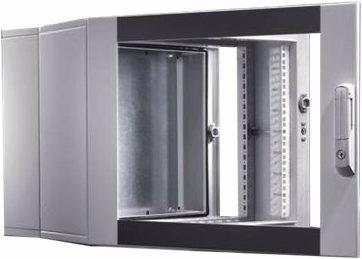 Actual product image Rittal Wall-mounted enclosures EL 3-part with punched rails 6U, WHD (6 RU, 19 inch rack)