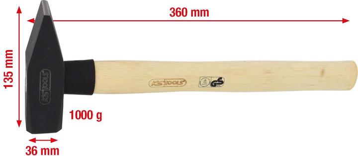 Produktbild KS Tools Schlosserhammer (1270 g)