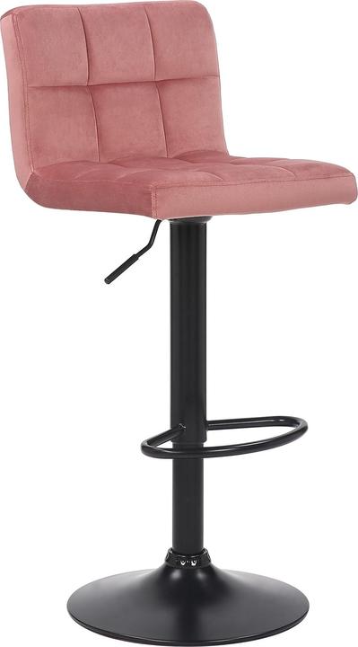 Produktbild CLP Barhocker Feni Samt, pink