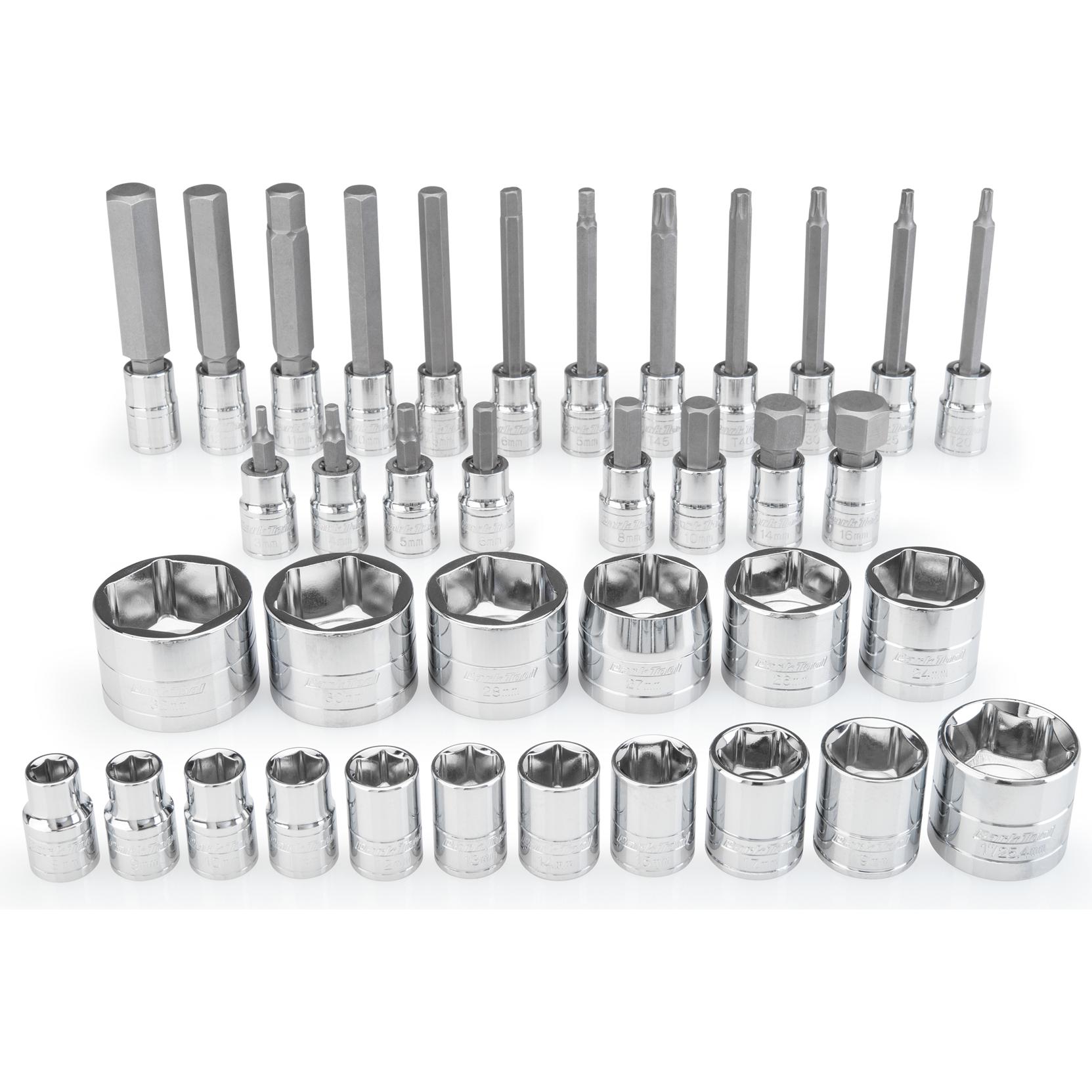 Park Tool, Bits, Socket and Bit Set SBS-3 (3/8")