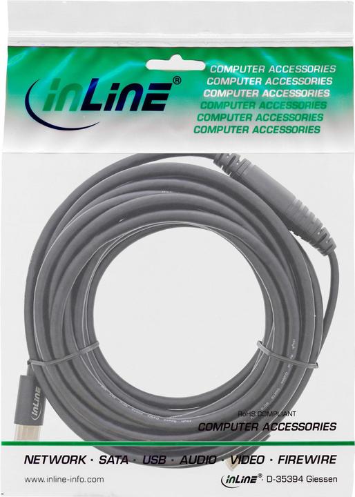Actual product image InLine USB display cable (5 m, HDMI, 2.0)