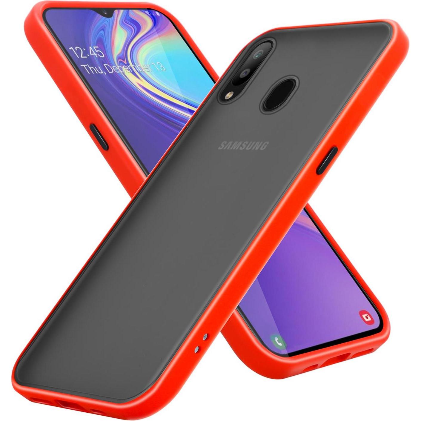 Thumbnail - Cadorabo Hybrid Matt Cover (Samsung Galaxy M30), Smartphone Hülle, Transparent