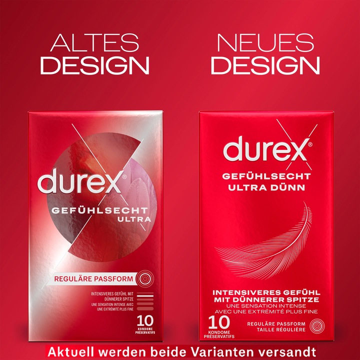 Actual product image Durex Gefühlsecht Ultra (10 pcs.)