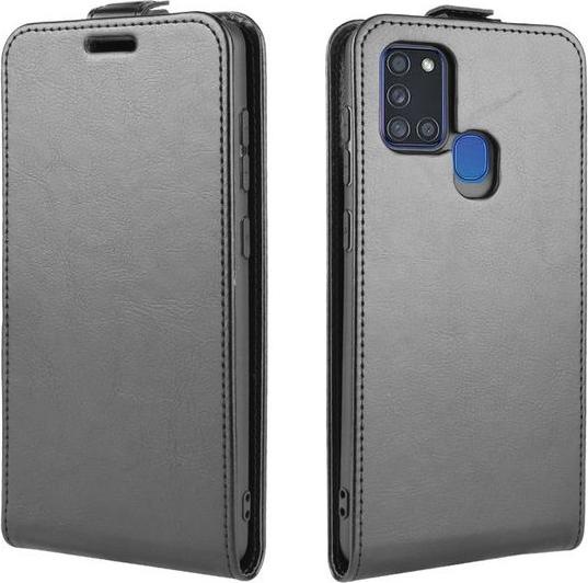 Produktbild MU Classic Leder Flipcase Hülle (Samsung Galaxy A21s)