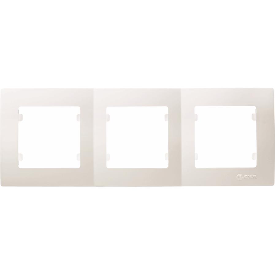 Makel, Programma di commutazione degli accessori, Lilium Natural Kare 3-fach Rahmen horizontal weiss