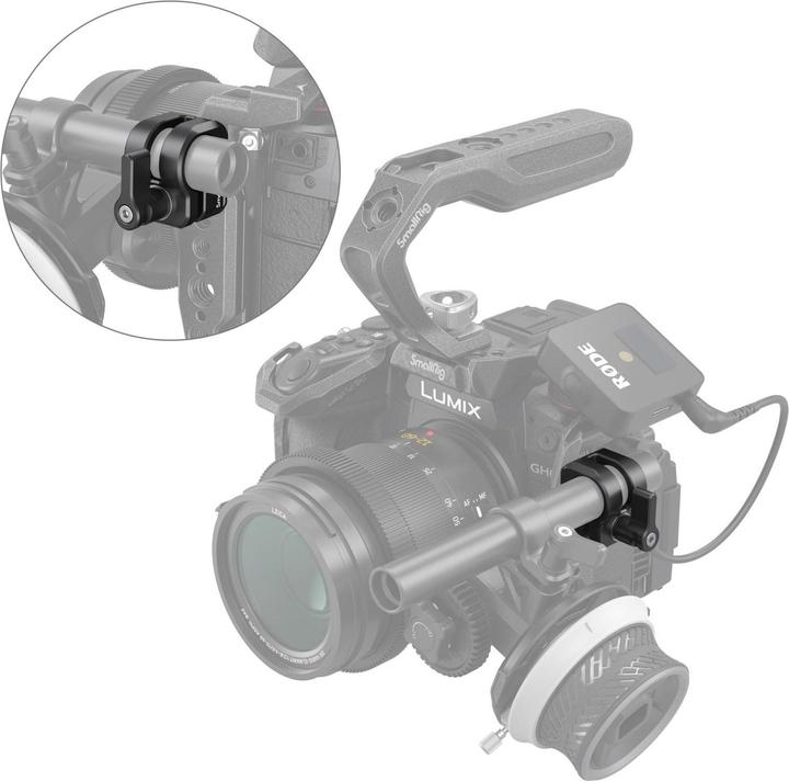 Image du produit SmallRig 12mm/15mm Single Rod Clamp 3598 (Accessoires vidéo divers)