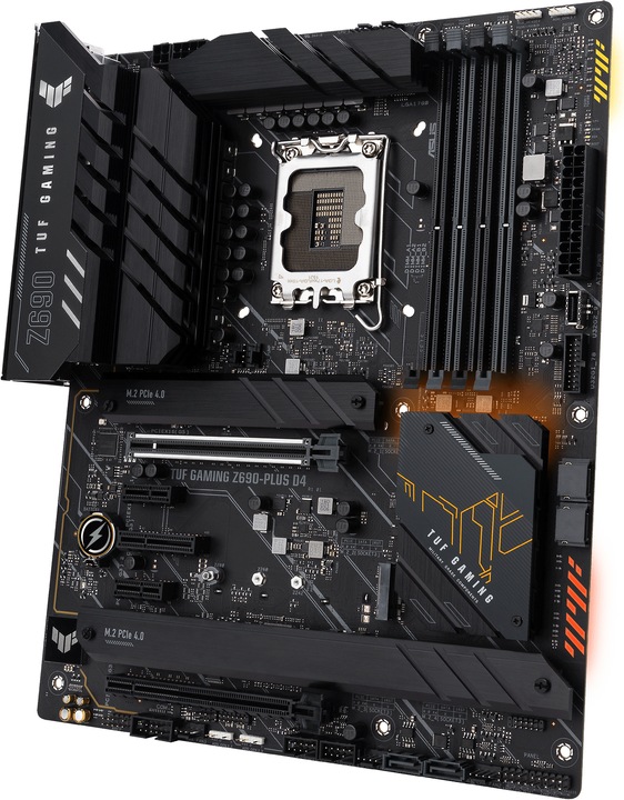 Image du produit ASUS TUF Gaming Z690-Plus D4 (LGA 1700, Intel Z690H, ATX)