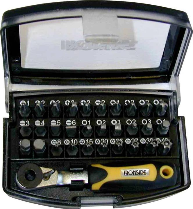 Produktbild Ironside Bit-Set 31-tlg. (Innensechsrund TX, Innenvierkant, Kreuz Phillips PH, Kreuz Pozidriv PZ)