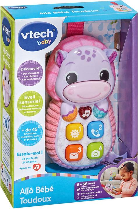Actual product image VTech Allo Bebe Toudoux Rose (French, 0.50 - 3 years)